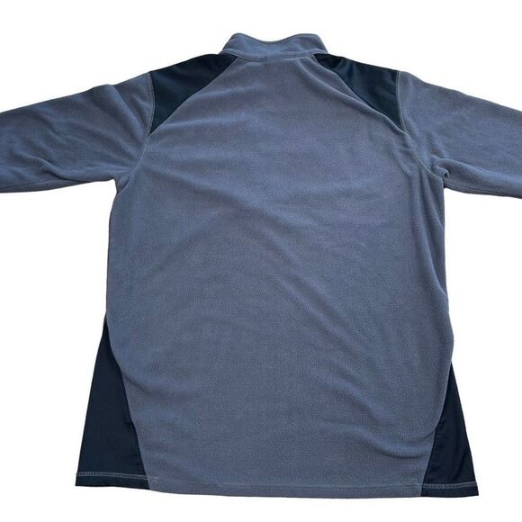 Columbia wWomen's Gray 1/4 Zip Fold Over Collar Fleece Sweatshirt Size Large - Picture 7 of 10